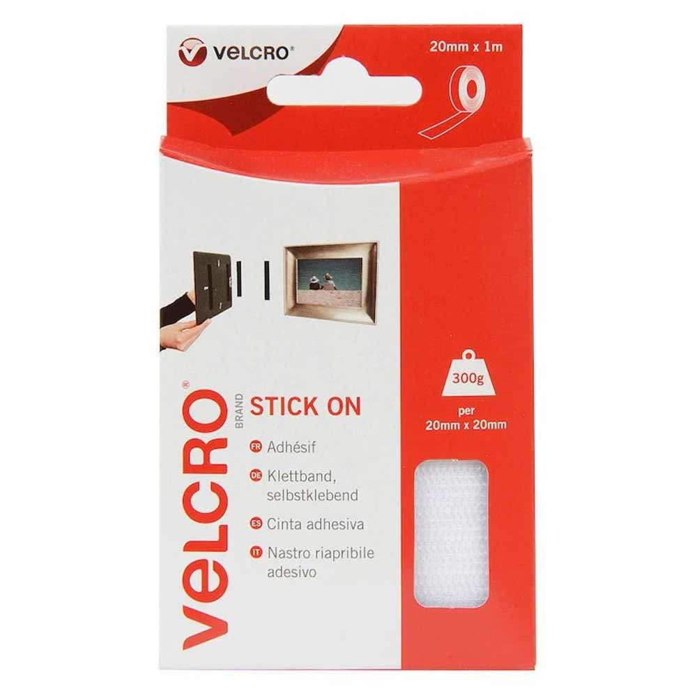 Kardborreband Självhäftande Stick-On® Velcro® 20mm x 1m - Sanojtape SE