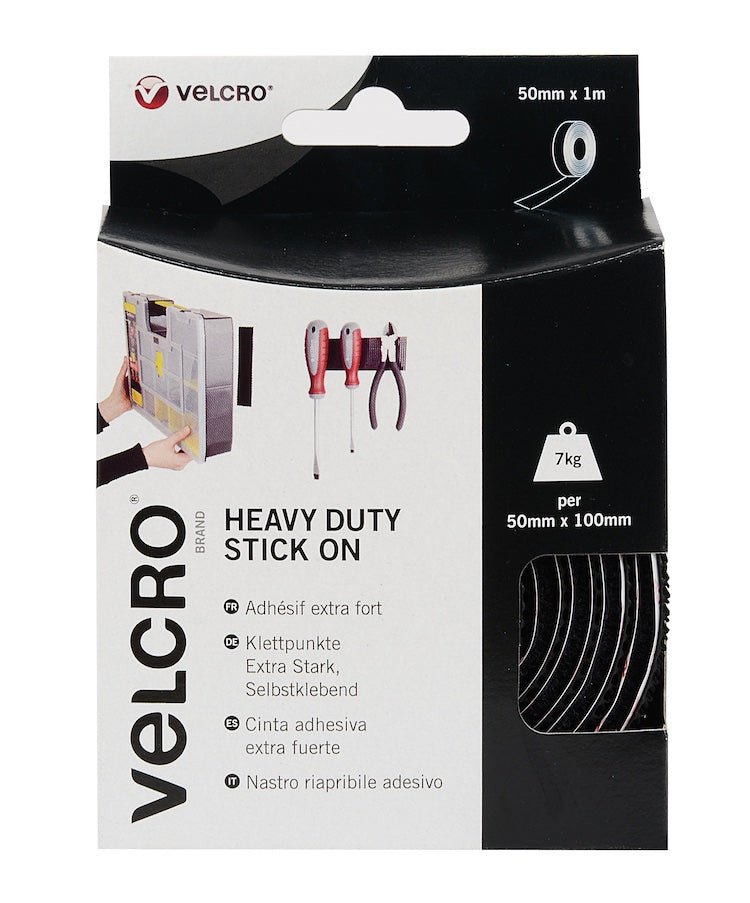 Starkt Kardborreband Heavy-Duty Velcro® 50mm x 1m - Sanojtape SE