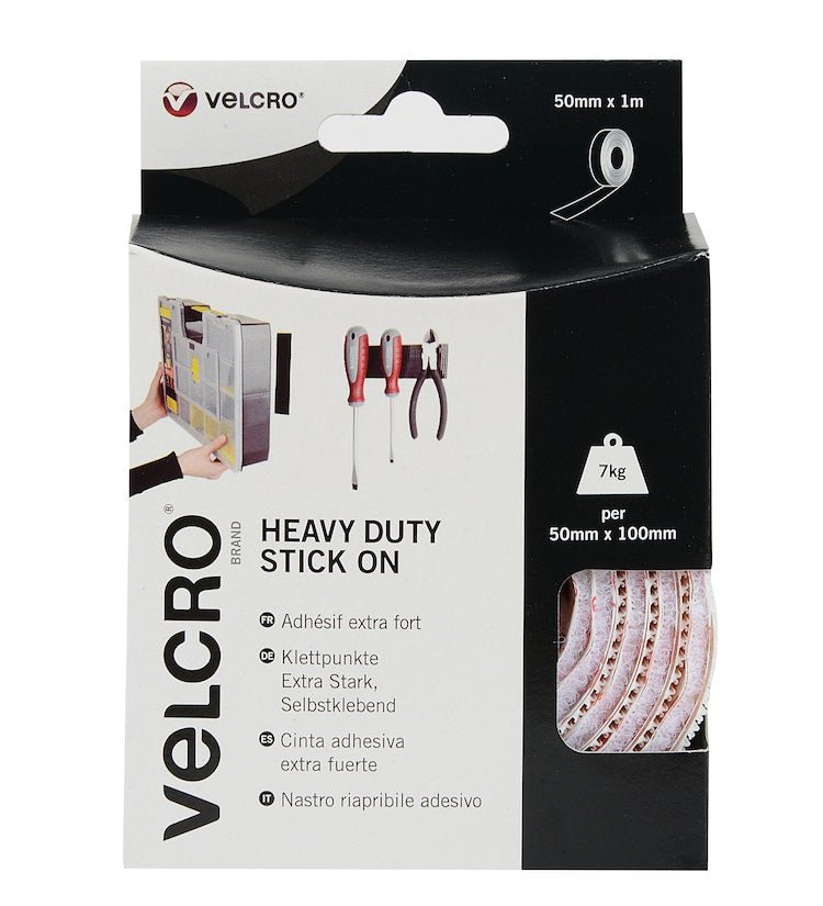 Starkt Kardborreband Heavy-Duty Velcro® 50mm x 1m - Sanojtape SE